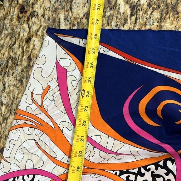 Analili Silk Colorful Short Sleeve Drawstring Relaxed Fit Tunic Top One Size - Picture 8 of 8